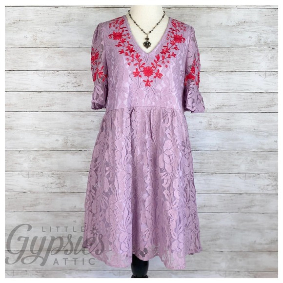 Entro Oh so Sweet Lace Baby Doll Dress - Picture 4 of 7